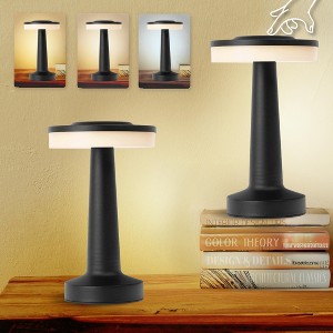 Bell + Howell Lexington Table Lamp 2 Pack Small Cordless Touch LED Rechargeable - 1 of 4