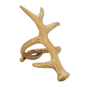 Saro Lifestyle Napkin Rings With Antler Shapes (Set of 4) - 1 of 4