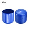 Unique Bargains Vinyl Rubber Screw Thread Bolt Plug Round Tube Insulated Protective Caps 4 Pcs - 2 of 4