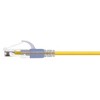 Monoprice Cat6A Ethernet Patch Cable - 5 Feet - Yellow (10 Pack) Snagless RJ45 550Mhz UTP Pure Bare Copper Wire 10G 30AWG - SlimRun Series - 4 of 4