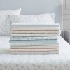 Martha Stewart Full Ms Core Ditsy Vine Sheet Set Green - 2 of 4