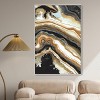Art Remedy Black and Gold II Agate and Geode Wall Art Framed - 2 of 4