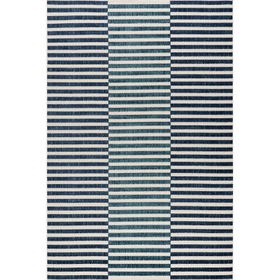 Frenshe Interiors x Rugs USA - Ciela Striped Indoor and Outdoor Area Rug