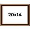 PosterPalooza | Weathered Gold Picture Frame - UV Acrylic, Backing Board, Hanging Hardware Included - 2 of 4