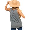 Women's STRIPE SNAP TOP TANK TOP - Haptics - 3 of 4