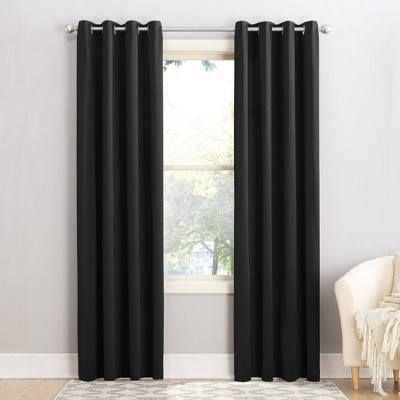 54x18 Seymour Energy Efficient Rod Pocket Curtain Valance - Sun Zero :  Target