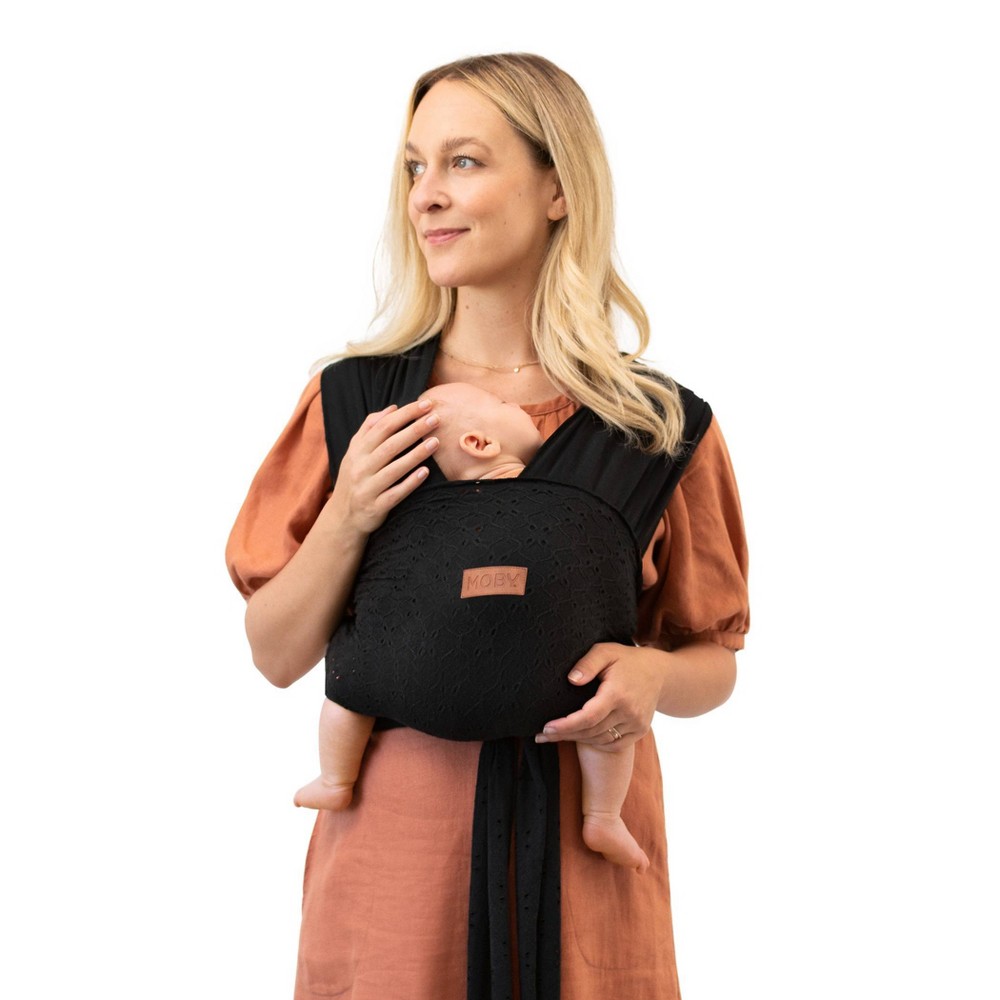 Photos - Baby Carrier Moby Petunia Picklebottom X Moby Wrap Easy-Wrap  - Black Eyele