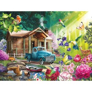 Sunsout Fantasy Cabin 500 pc   Jigsaw Puzzle 29729 - 1 of 4