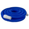 Pool Central Blow-Molded PE In-Ground Swimming Pool Vacuum Hose with Swivel Cuff 18' x 1.25" - Blue - 2 of 3