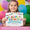 Hadley Designs Colorful Happy Birthday Certificates For Students, Set of 25 - 4 of 4