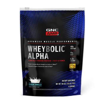 GNC AMP Wheybolic Alpha Protein with MyoTor - Classic Vanilla, 9 servings