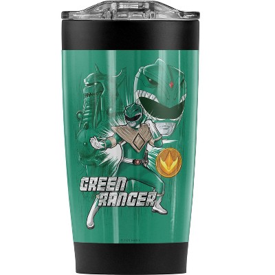 Power Rangers Green Ranger Steel Tumbler 20oz Coffee Travel Mug