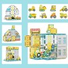 PICASSO-TILES 45 PC Construction Themed, Magnetic Tiles, Magnetic Building Blocks for Kids, Magnet for Kids 3+ - 4 of 4