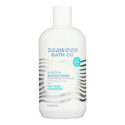 The Seaweed Bath Company Tea Tree Lavender Bubbling Muscle Soak - 12 fz