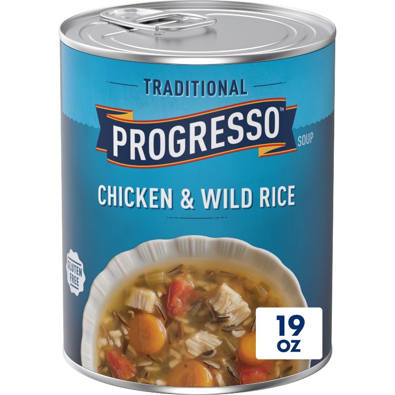 Progresso Gluten Free Traditional Chicken &#38; Wild Rice Soup - 19oz, 1 of 12