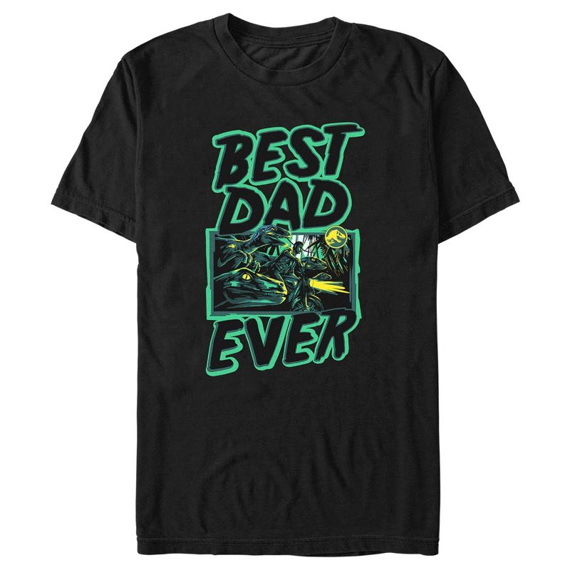 Men's Jurassic World Best Dad Ever Owen T-Shirt, 1 of 6