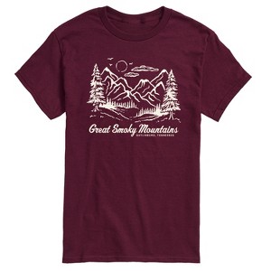 Men's - Instant Message - Smoky Mountains Tn Short Sleeve Graphic T-Shirt - 1 of 4
