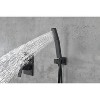 PAGED Ceiling Mounted Shower Head Luxury Shower Faucet Set with Handheld and 10" Shower head for Bathroom, Locker Room - 4 of 4