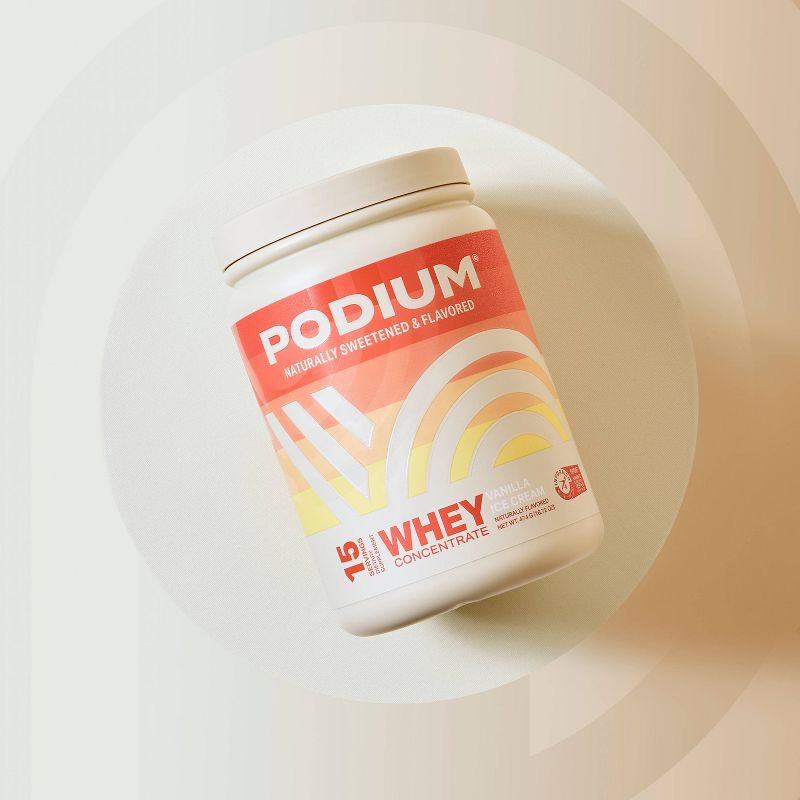 Podium Nutrition Whey Protein - Vanilla Ice Cream - 16.72oz/ 15 Servings, 6 of 11