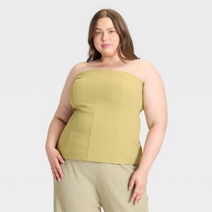 Women's Fitted Tube Top - A New Day™ - 1 of 3