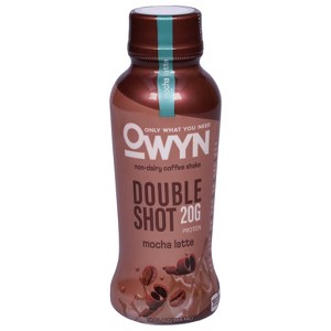 OWYN Non-Dairy Double Shot Mocha Latte Coffee Shake - Case of 12 - 12 fl oz. - 1 of 1