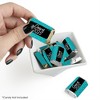 Big Dot of Happiness 2025 Teal Graduation Party - Mini Candy Bar Wrapper Stickers - Small Favors - 40 Count - 2 of 4