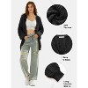 EXLURA Womens 2025 Oversized Cardigan Sweaters Fall Winter Lightweight Soft Knit Cardigan Open Front Button Outwear Coats - 2 of 4