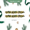 COZONY Golden Elegance Christmas Garland with LED Lights, Battery Operated Holiday Garland with Pine Cones and Bows for Indoor Outdoor Decor - 2 of 4