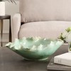 Uttermost Crackle Finish Lila Green Glass Bowl - 3 of 4
