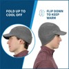 TrailHeads Men's Fleece Hat with Drop Down Ear Warmer Flaps - Winter Caps for Running, Golf, Hunting - 2 of 4