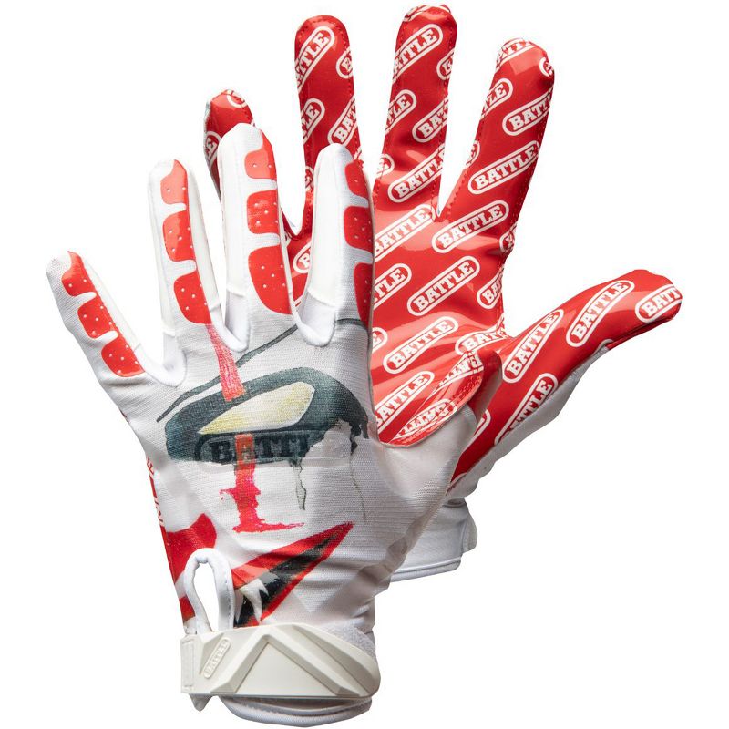 Battle Sports Clown Adult Cloaked Football Receiver Gloves, 2 of 3