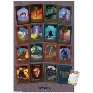 Trends International Disney Pixar Onward - Cards Unframed Wall Poster Prints - 1 of 4