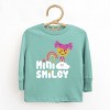The Juniper Shop Mini Smiley Rainbow Cloud Aria Toddler Long Sleeve Tee - 2 of 4