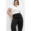 Women's Plus Size Lea Pant - black | CITY CHIC - 3 of 4