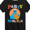 Boys' - Sesame Street - Party Monster Cookie Monster Short Sleeve Graphic T-Shirt - 2 of 4