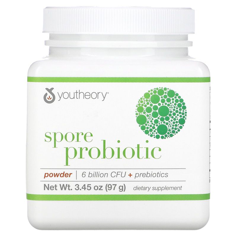 Youtheory Spore Probiotic Powder, 6 Billion CFU, 3.45 oz (97 g), 1 of 10