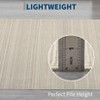 Modern Washable Area Rug for Living Room, Soft Floor Rug with Non Slip Backing, Low Pile Stain Resistant Bedside Carpet for Dorm - 4 of 4
