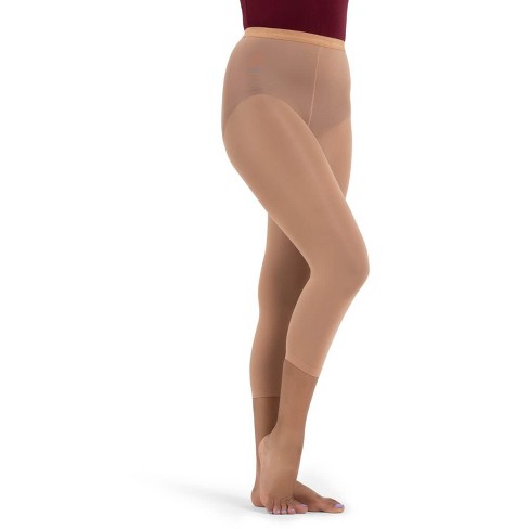 TotalSTRETCH Seamless Knit Waist Stirrup Tights – Dancer's Image