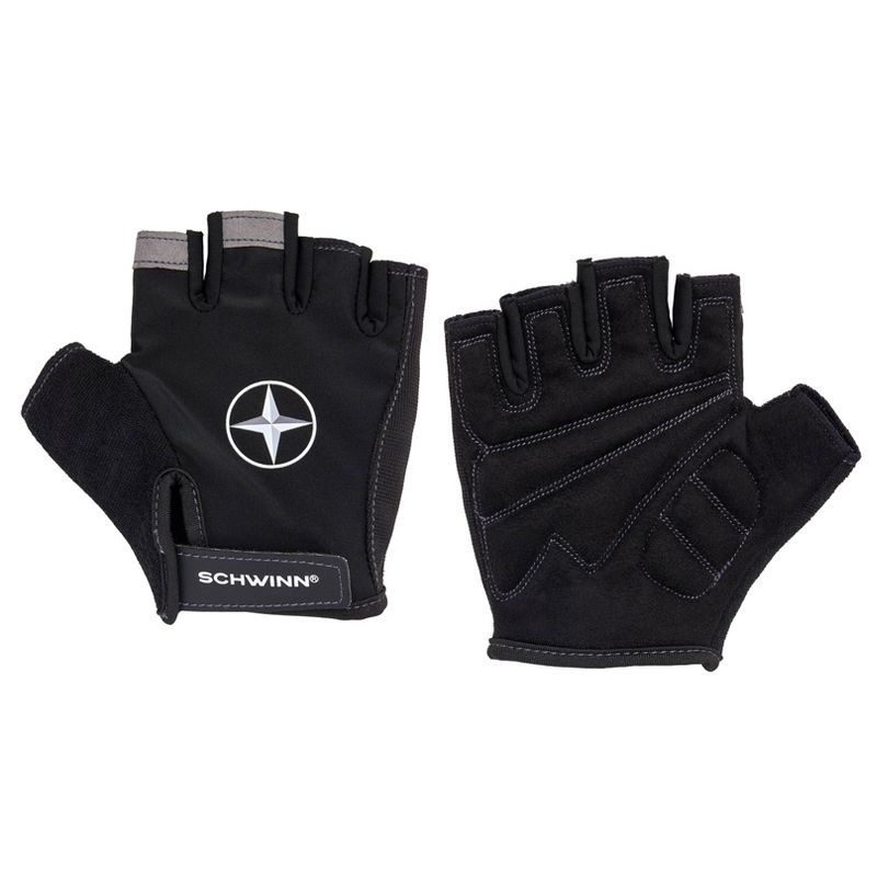 Schwinn Bike Half-Finger Gloves - Black, 1 of 10