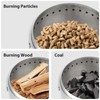 20.5" Smokeless Fire Pit with Air Switch, Wood Burning Portable Stainless Steel Outdoor Firepit with Removable Stand and Ash Pan - 4 of 4
