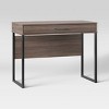 Mixed Material Writing Desk Gray - Room Essentials™ - image 3 of 4