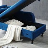 NicBex Velvet Buttons Tufted Nailhead Recliner Sofa with Multifunctional Storage,Upholstered Sleeper Chair for Living Room,Bedroom - 3 of 4