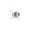 Black Bow Jewelry Sterling Silver & Enamel Wake forest University Collegiate Bead Charm - 3 of 4