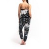 Hello Mello Womens Dyes The Limit Tie Dye Lounge Jumpsuit - 3 of 4