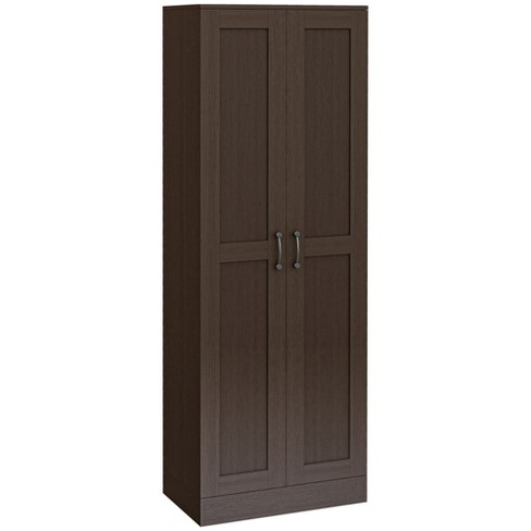 Sterilite Adjustable 4-Shelf Storage Cabinet With Doors, Gray