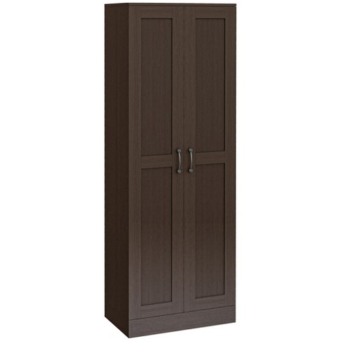 Homcom 58 Narrow Shoe Cabinet For Entryway, Tall Shoe Rack