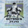 Dragon Ball Super: Super Hero Gotenks Crew Neck Short Sleeve Blue Tie-Dye T-shirt - 4 of 4