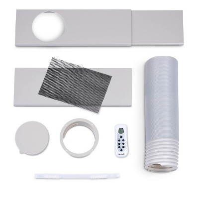 Newair 14,000 BTU White and Blue Gray Portable Air Conditioner and Heater