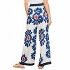 Women's Floral Co-ord Wide Leg Pants - SKIES ARE BLUE - 2 of 4