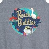 Women's - Disney - Beach Buddies Graphic Racerback Tank - 2 of 4